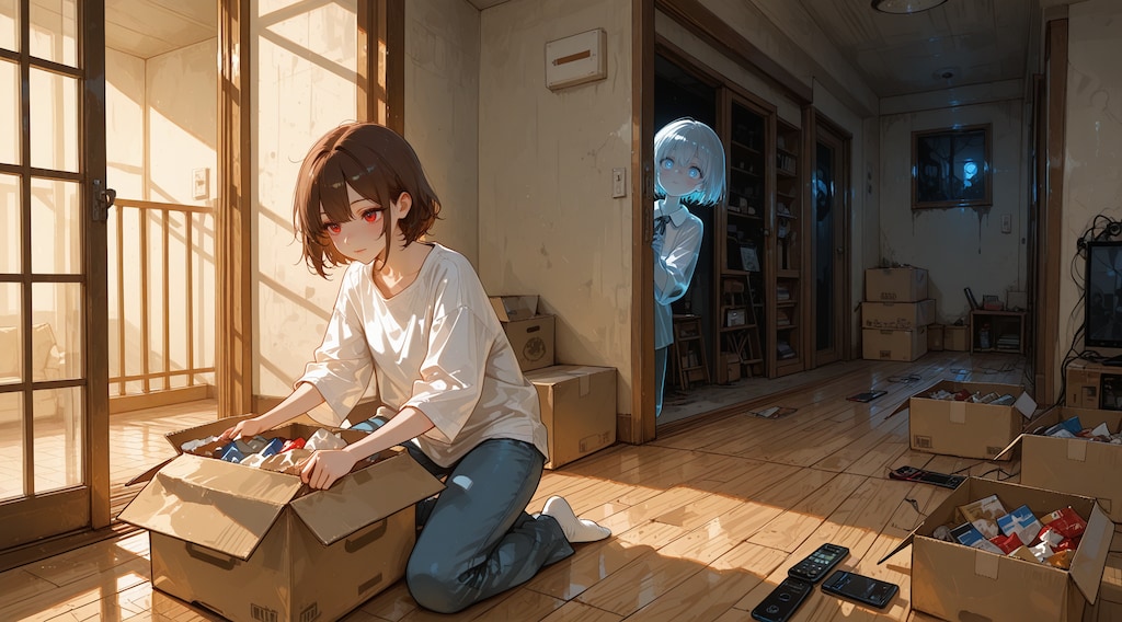 新生活と同居者《Stable Diffusion XL版》