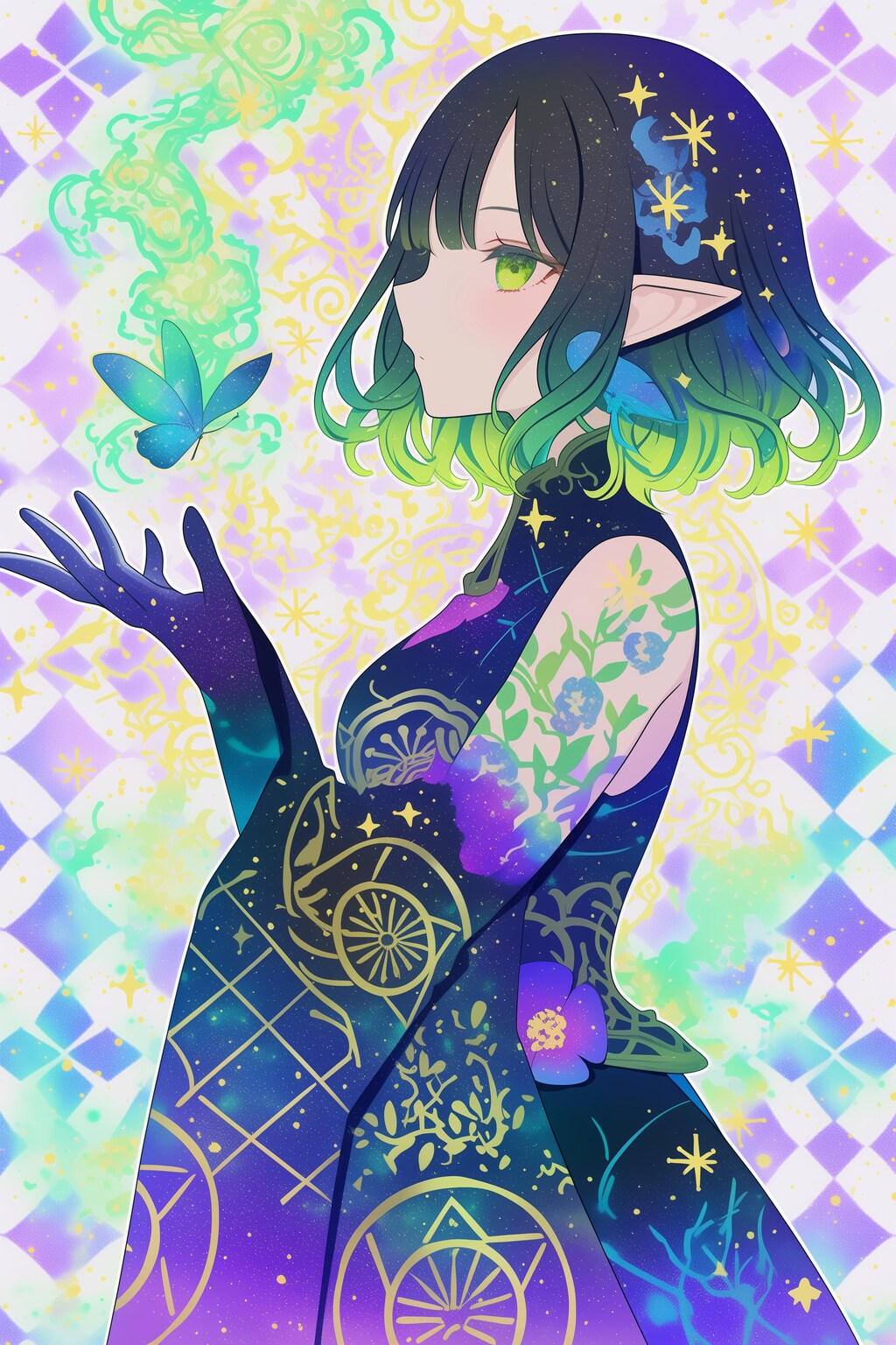 ネオンとエルフガール