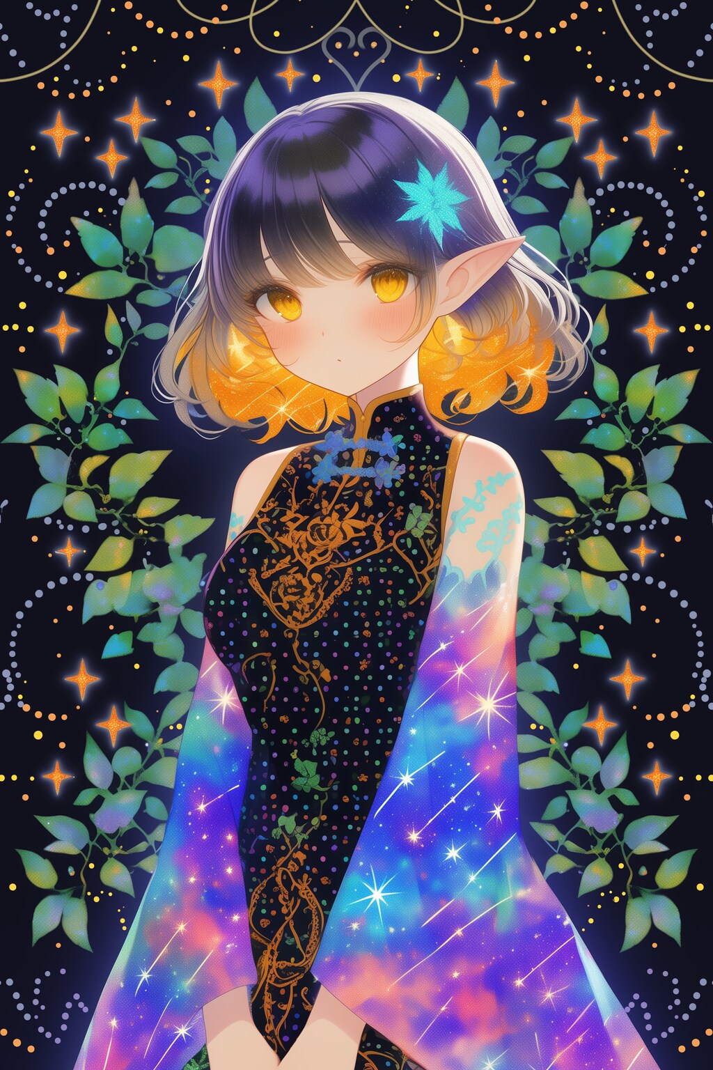 ネオンとエルフガール