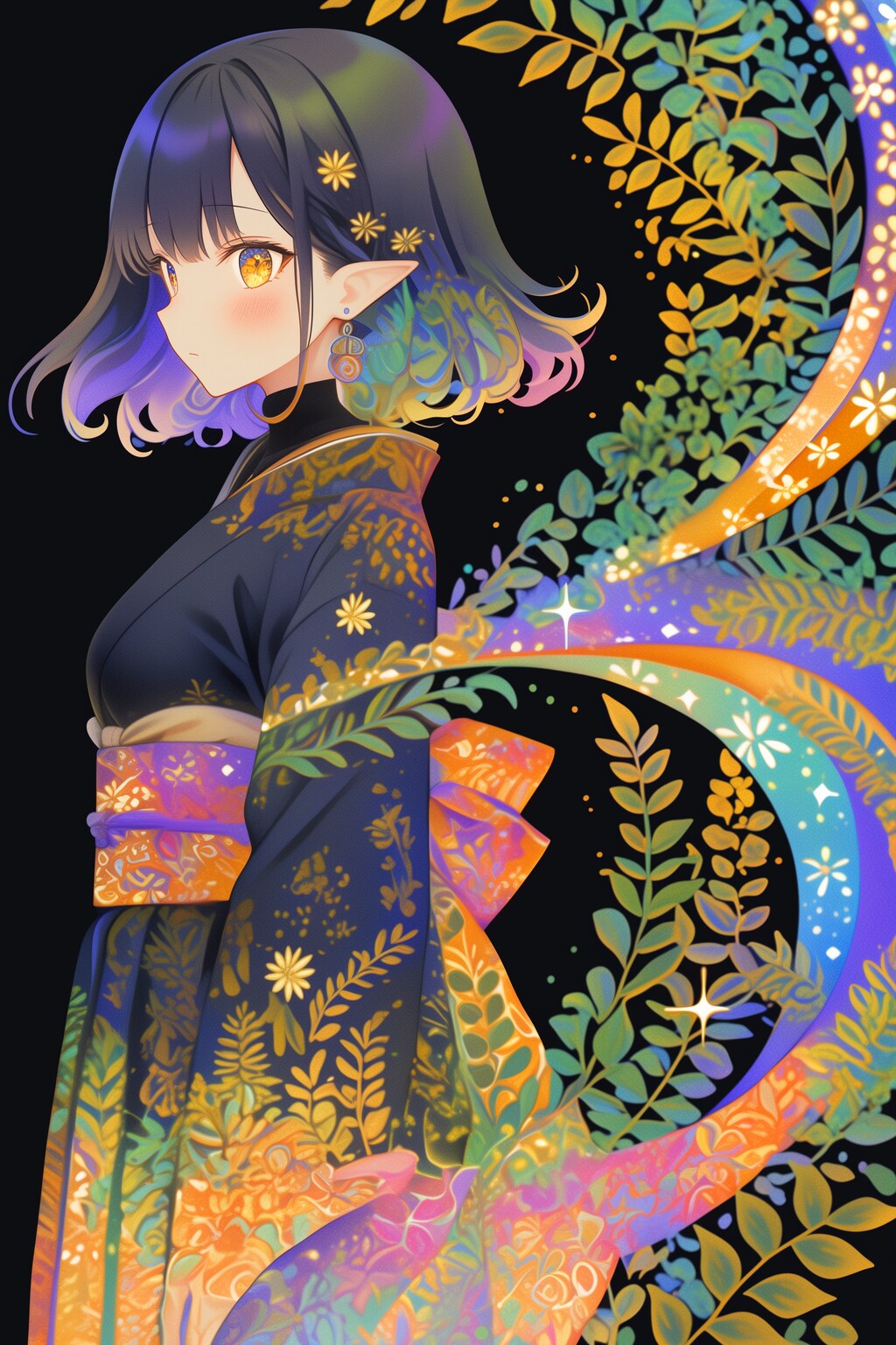 ネオンとエルフガール