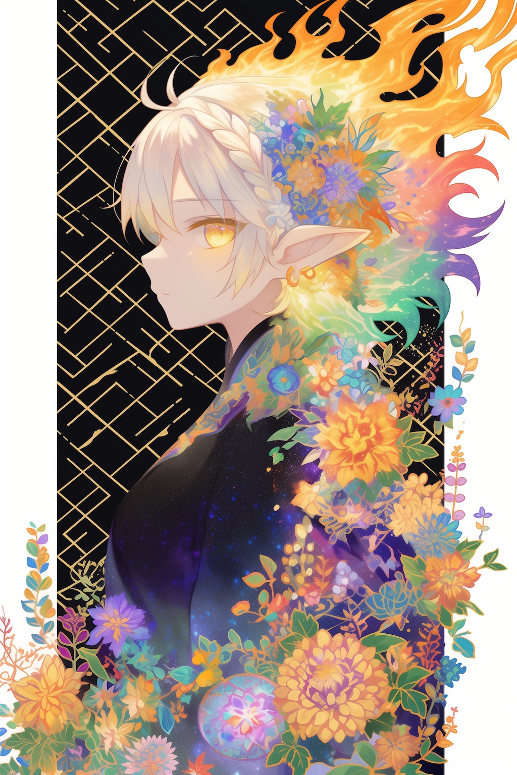 ネオンとエルフガール