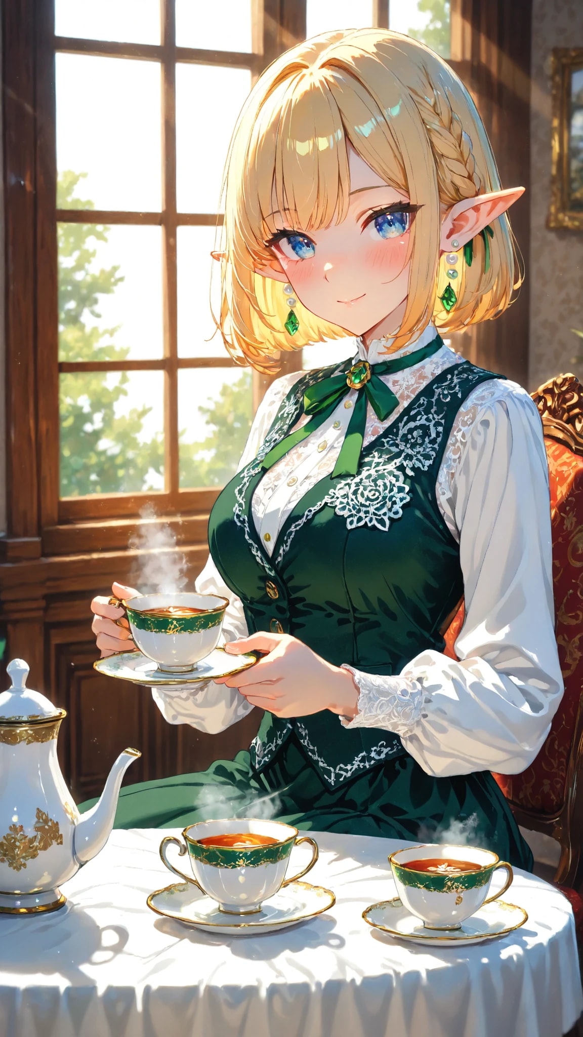 🧝‍♀️ アフタヌーンティー文化の日｜200年続く、午後のひととき | の人気AIイラスト・グラビア