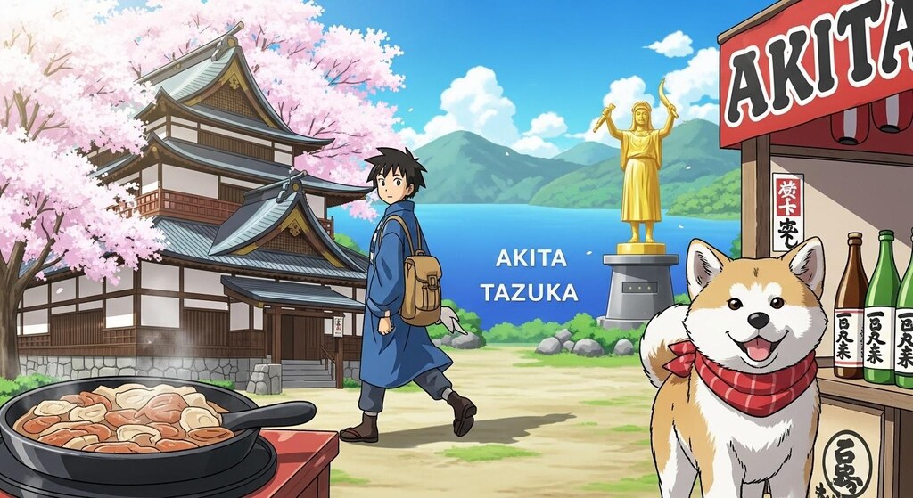 秋田県のなかをしらべた