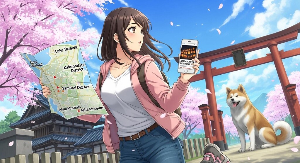 秋田県のなかをしらべた