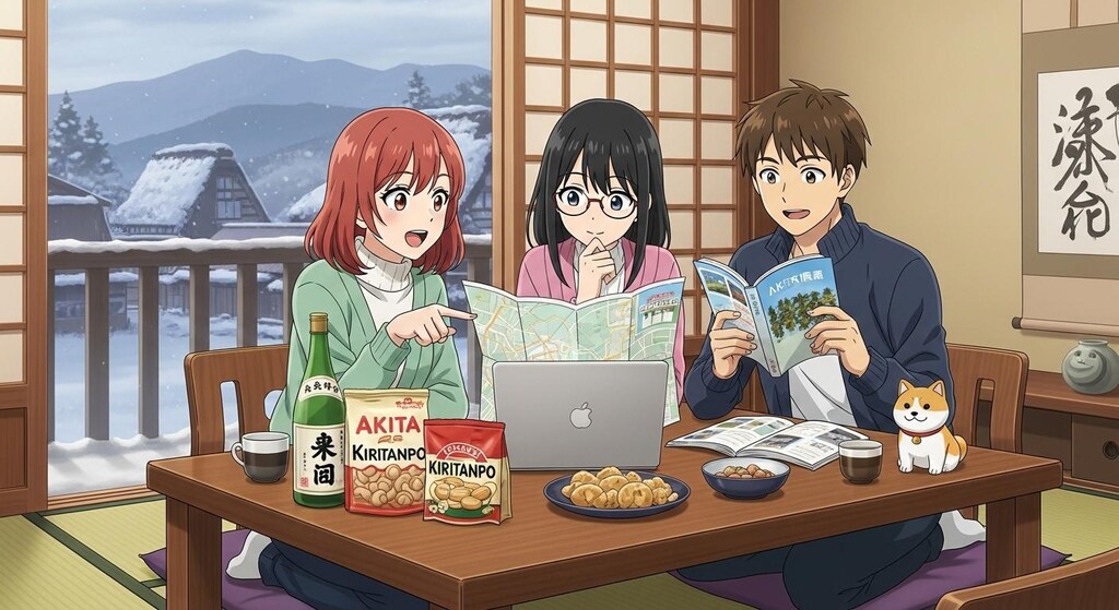 秋田県のなかをしらべた