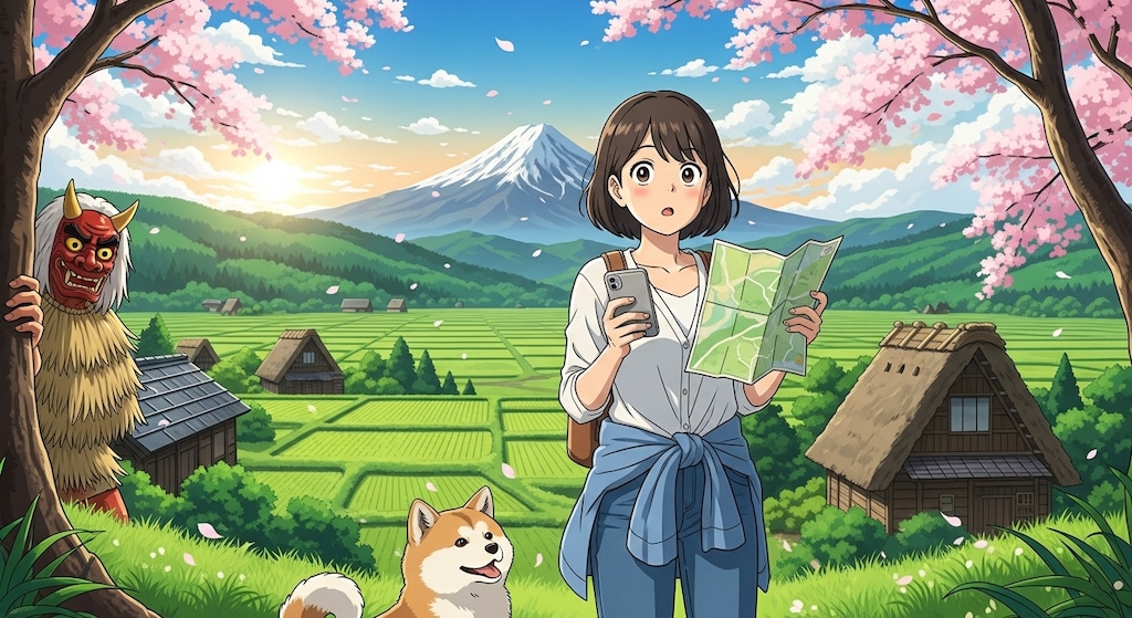 秋田県のなかをしらべた