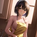 加藤恵 裸エプロン 2枚目