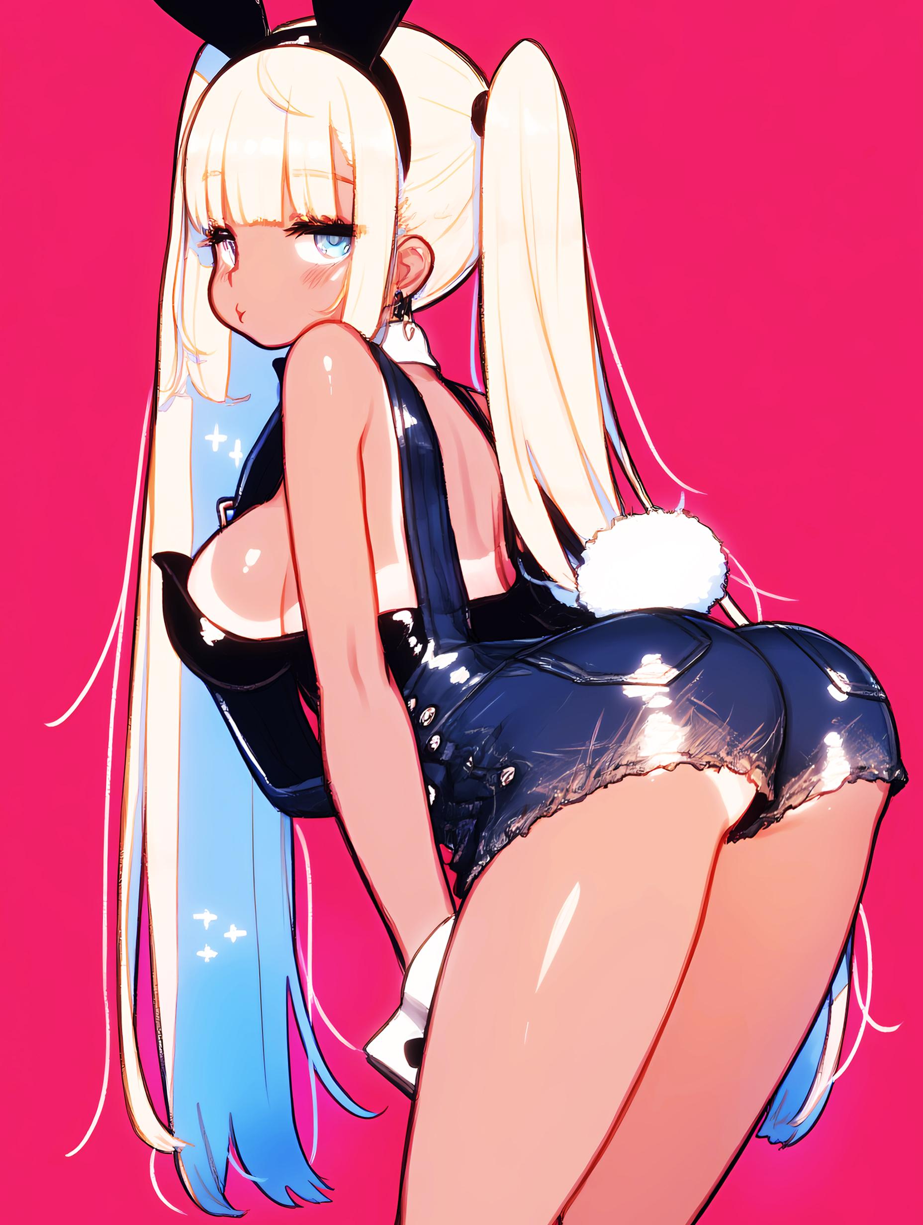 サロペットバニーガール