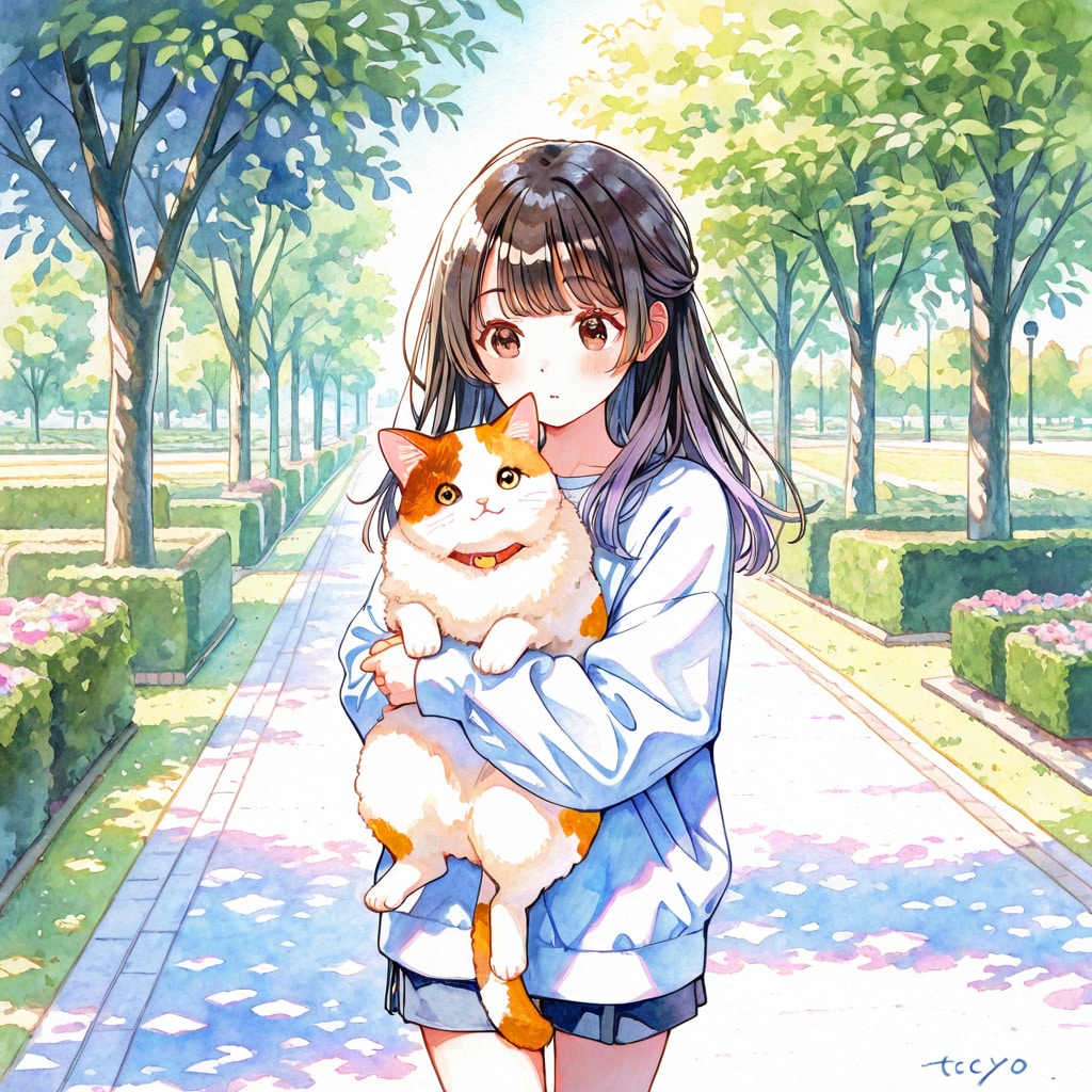 花咲く春の公園 （８）BONSAI | の人気AIイラスト・グラビア