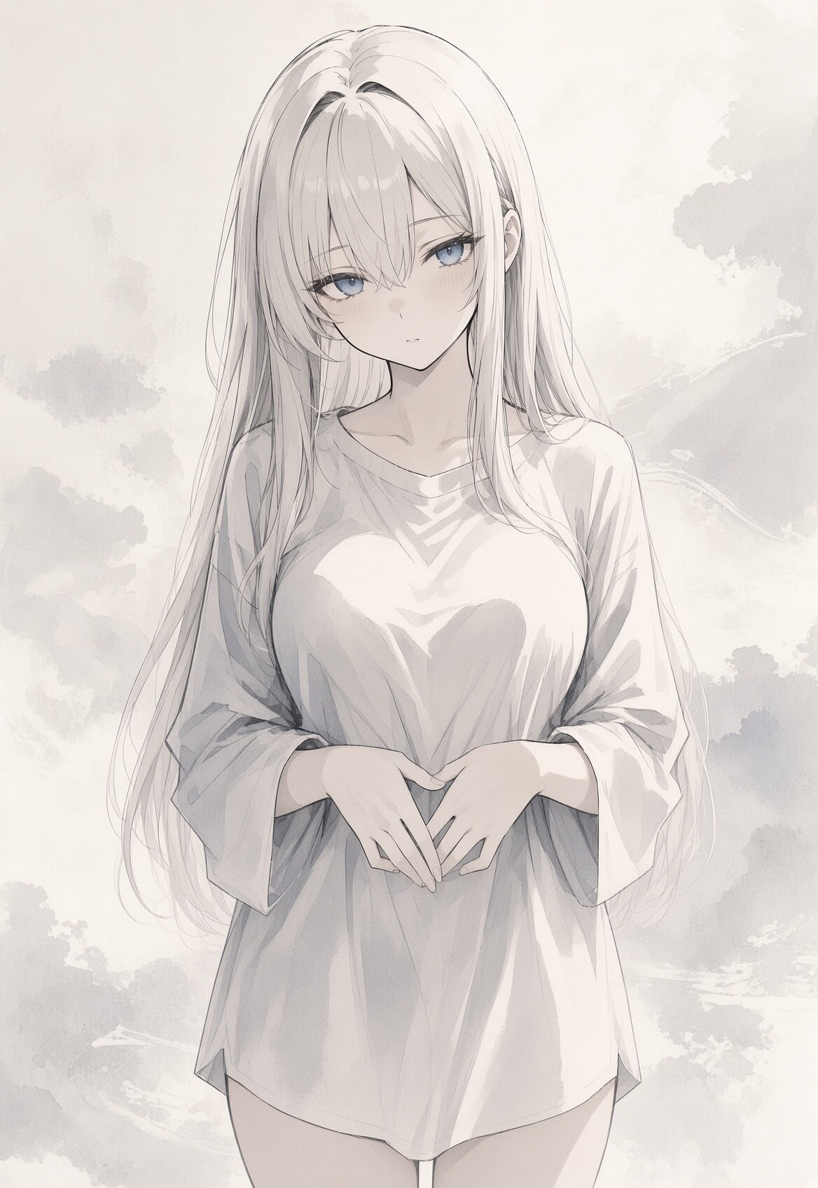 白 | の人気AIイラスト・グラビア