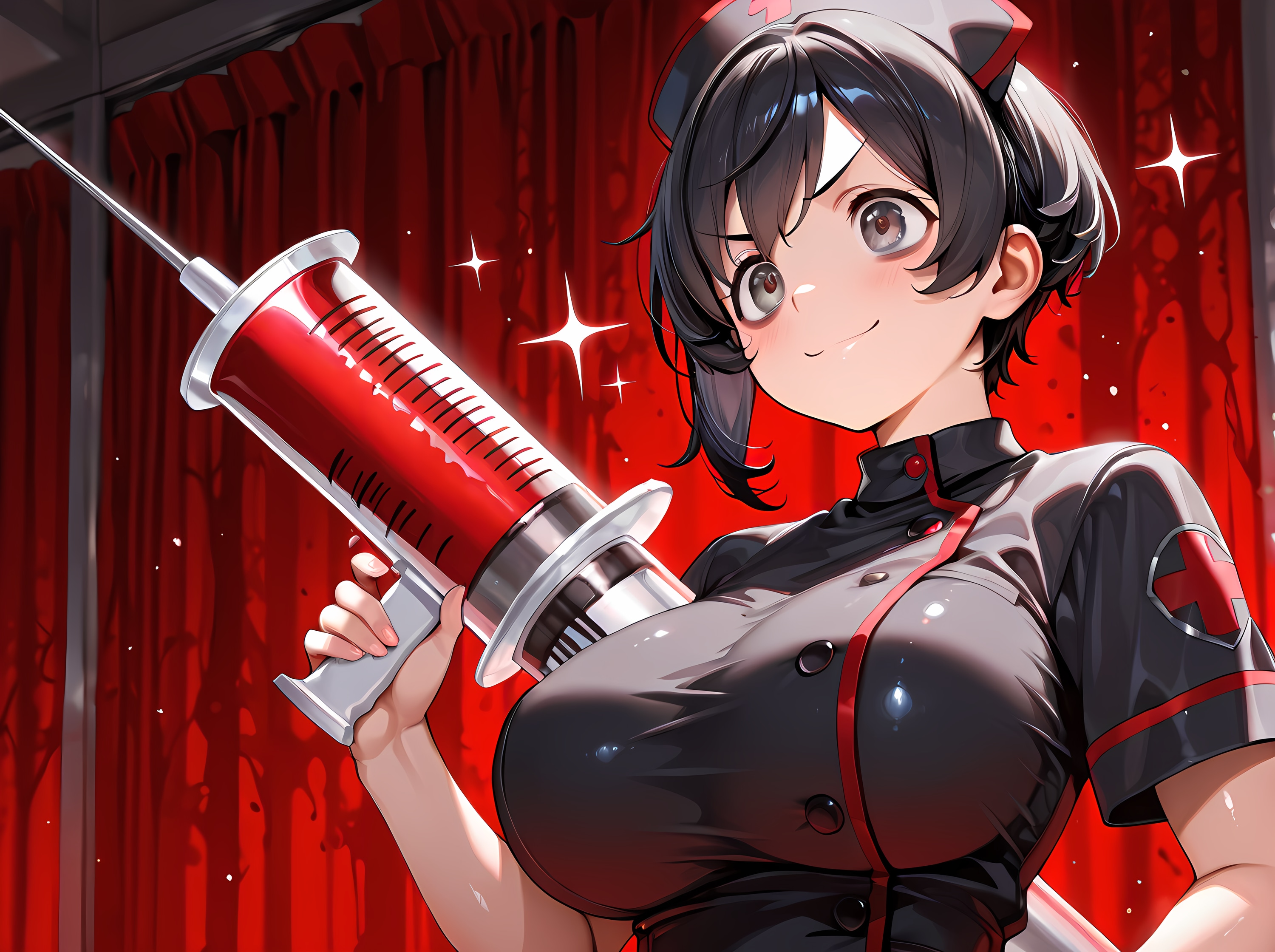 バトルナース💉センちゃん | の人気AIイラスト・グラビア