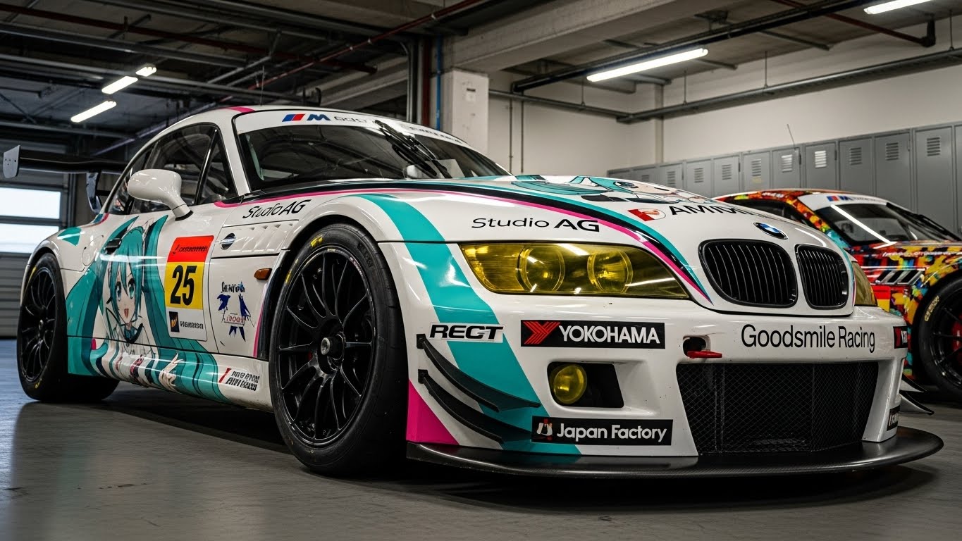 BMWZ3初音ミク痛車レーシングカー | の人気AIイラスト・グラビア