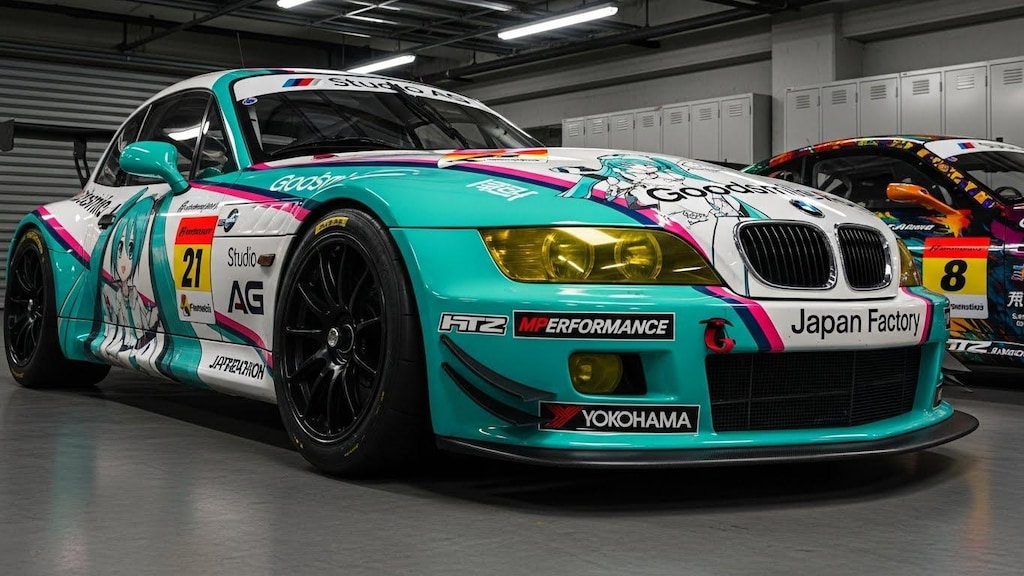 BMWZ3初音ミク痛車レーシングカー
