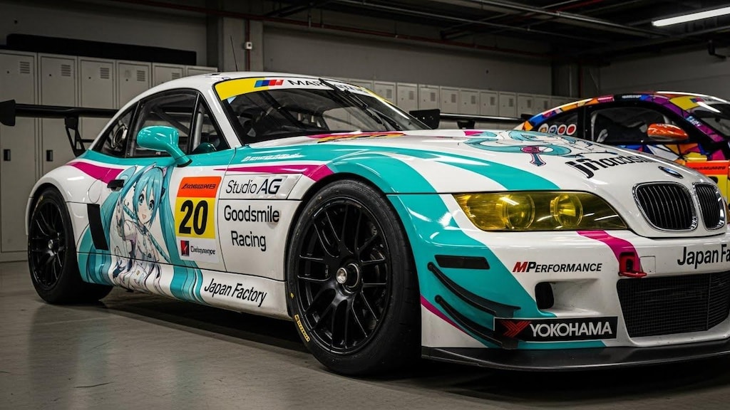 BMWZ3初音ミク痛車レーシングカー