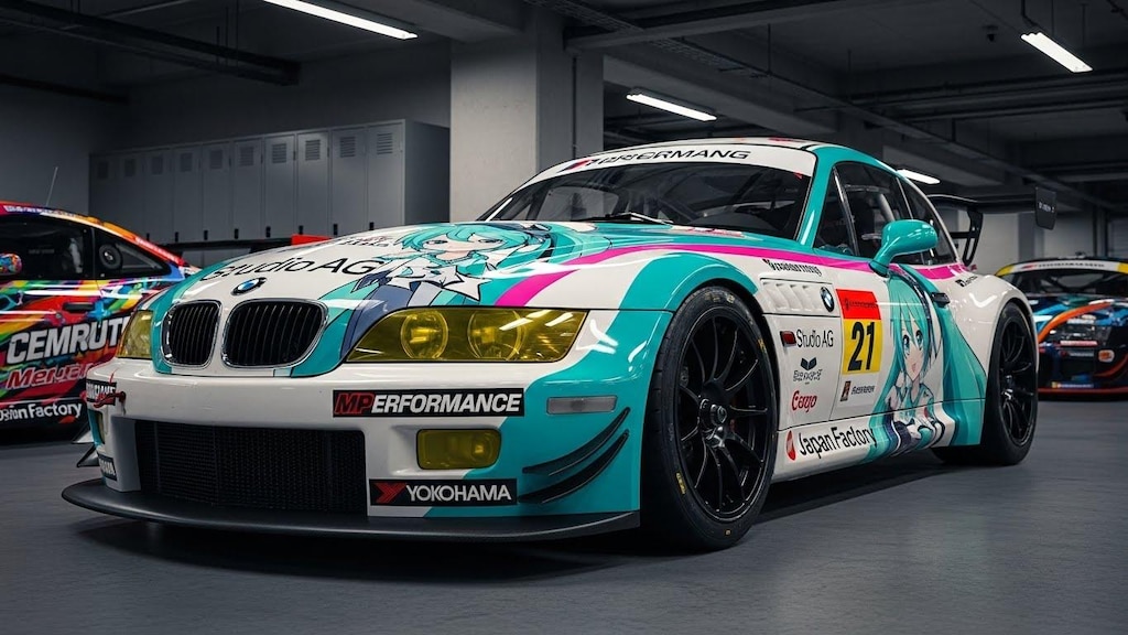 BMWZ3初音ミク痛車レーシングカー