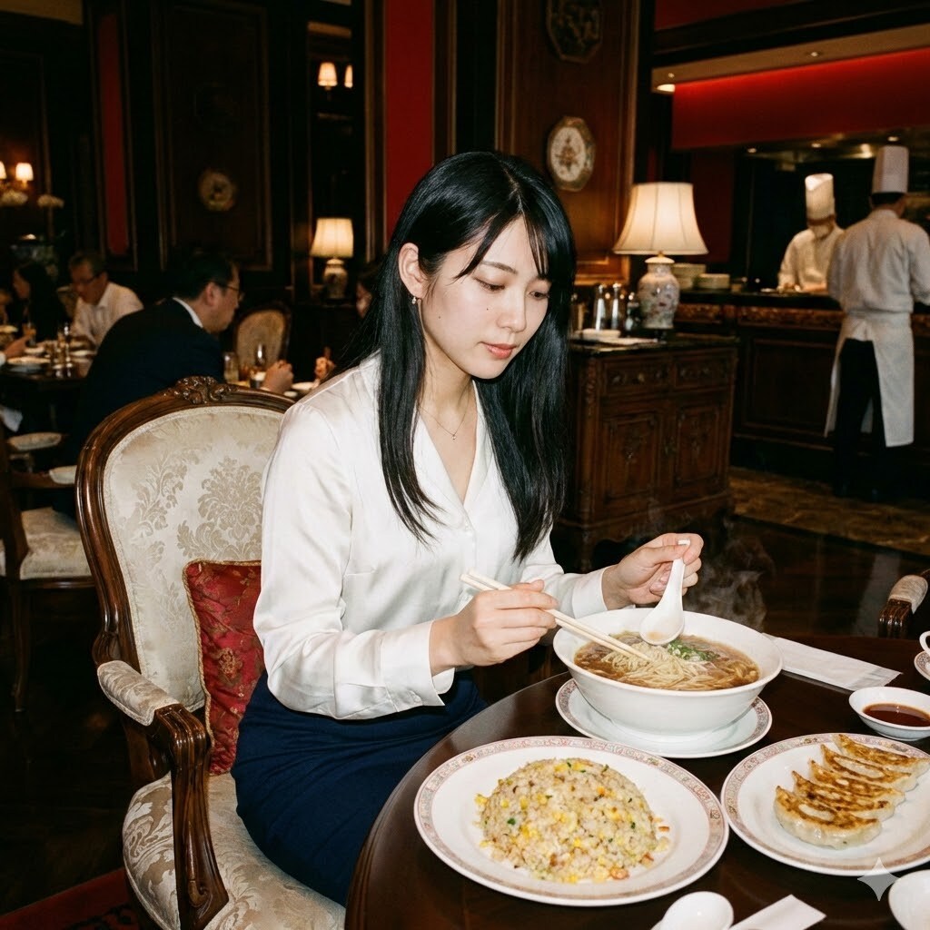 ラーメンを食いたくなったら、姉を連れ出してデート | の人気AIイラスト・グラビア