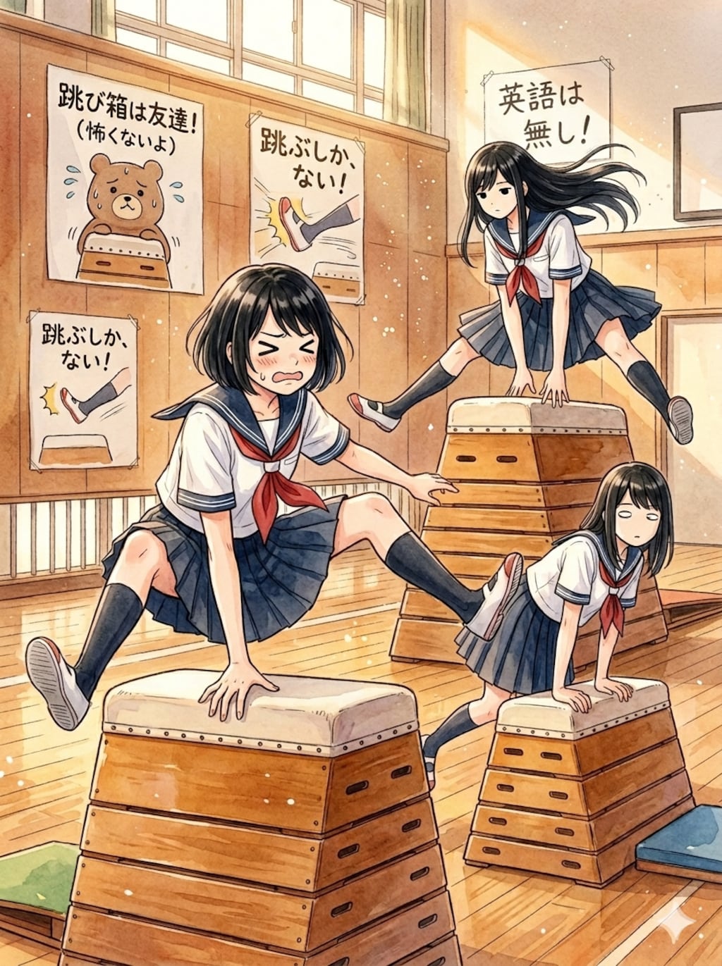 跳ぶしか、ない！