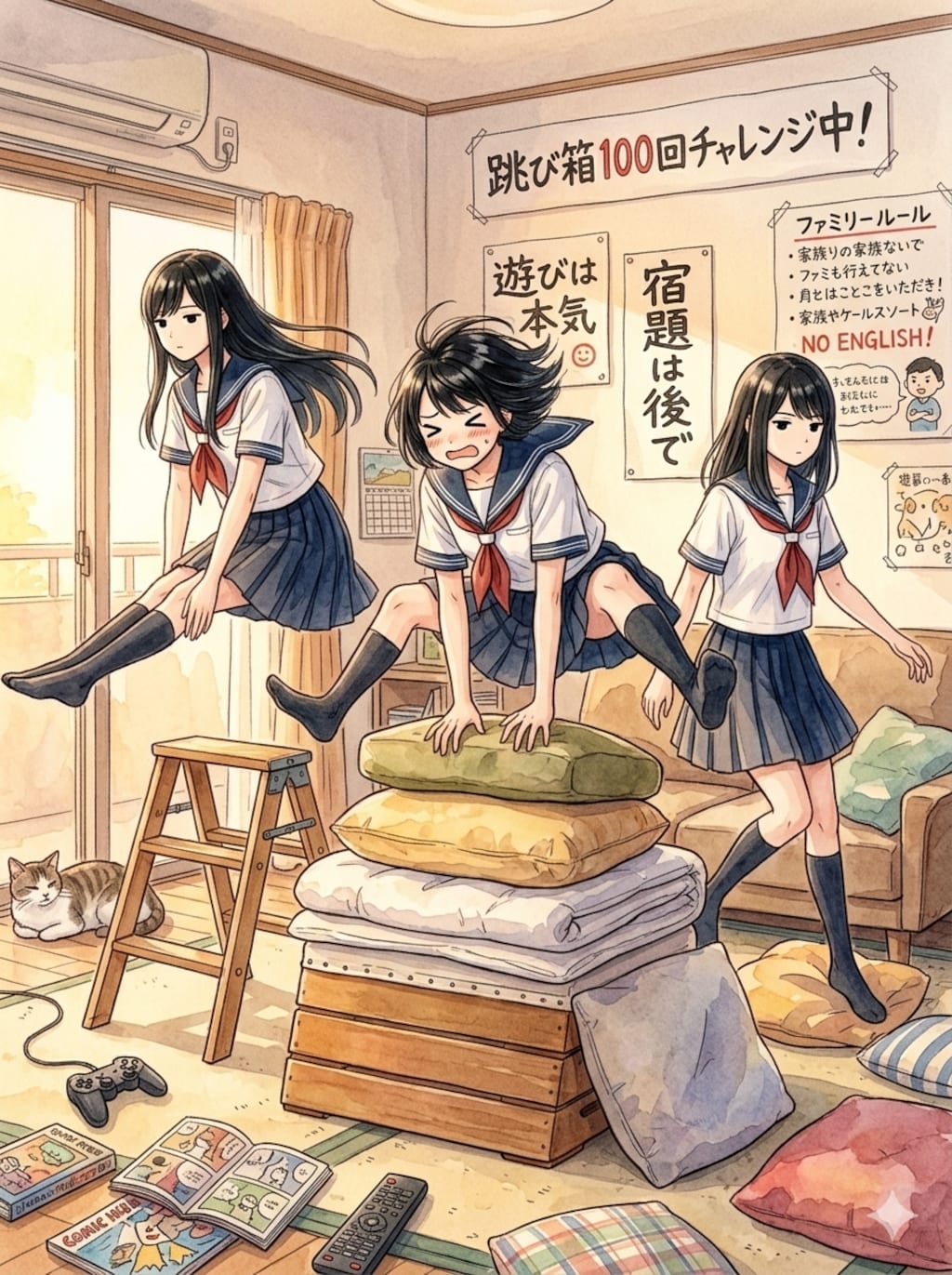 跳ぶしか、ない！