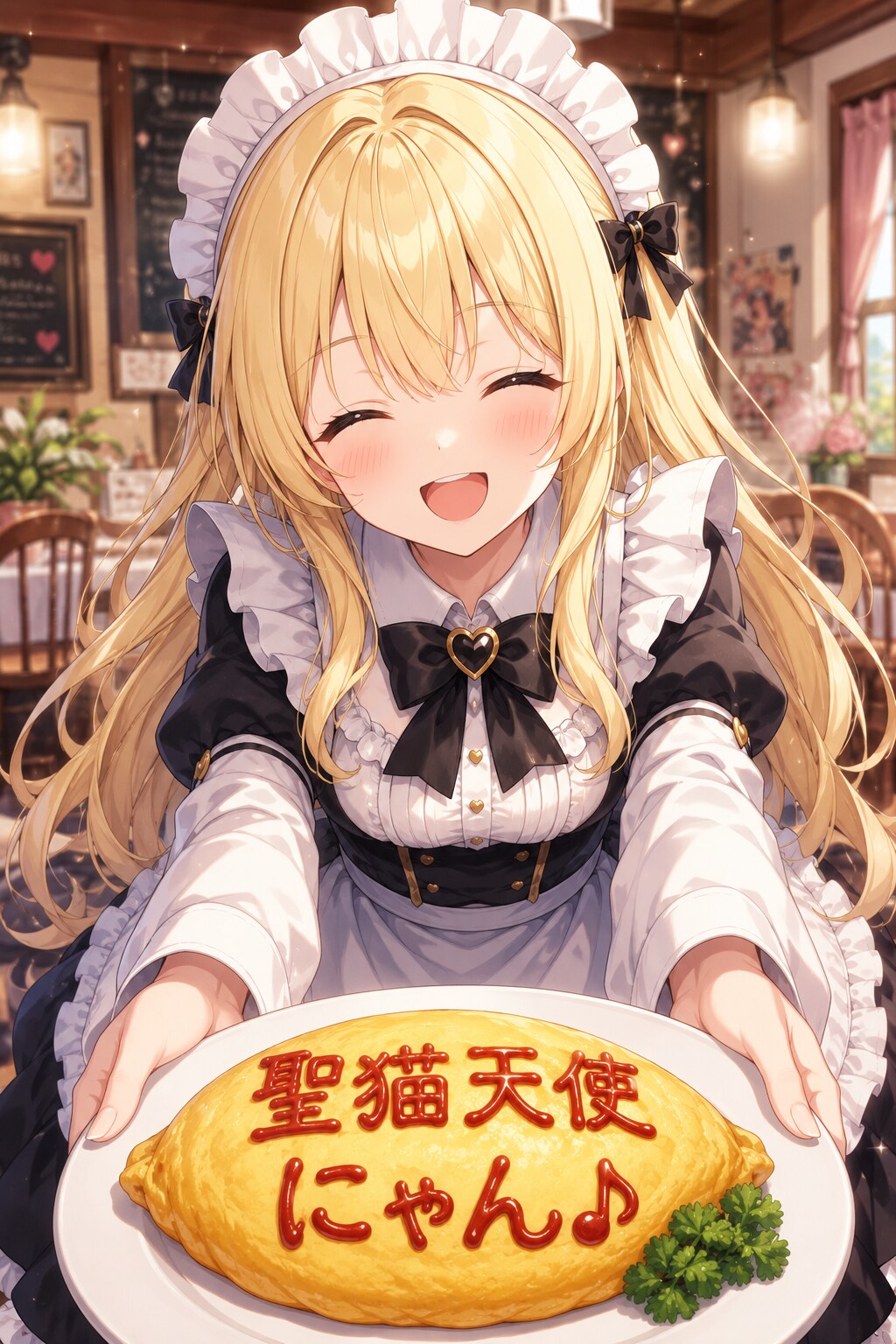 オムライスのメイドさん