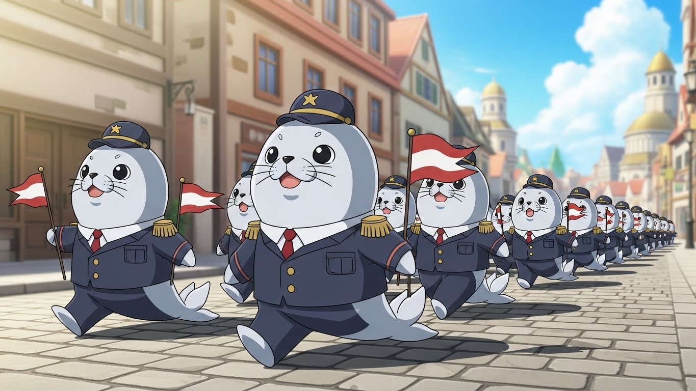 進撃するアザラシ | の人気AIイラスト・グラビア