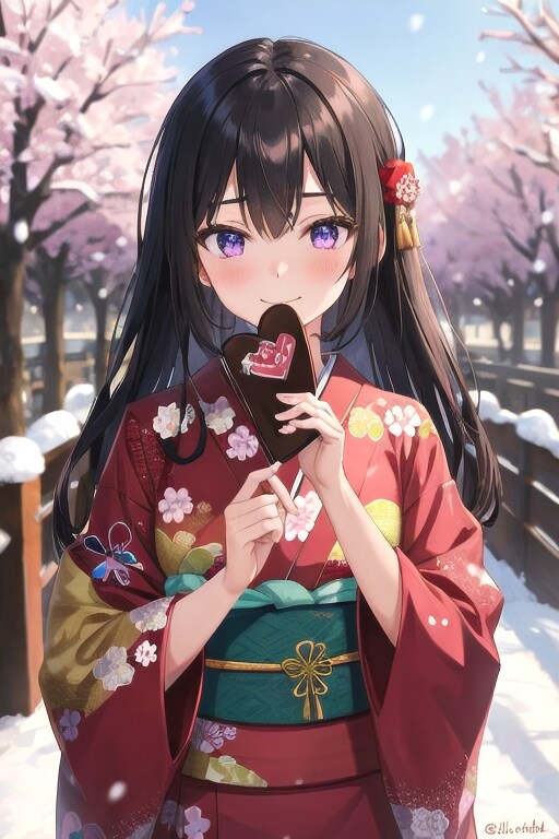 和装バレンタイン