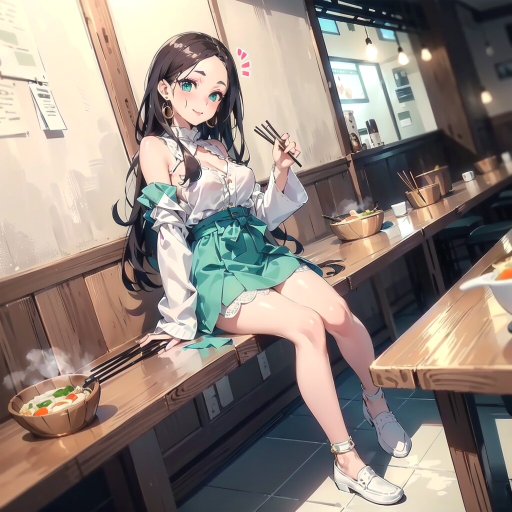 周りのおうどんを