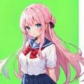キャラクター名：アサ　[ノベルゲー立ち絵] 2枚目