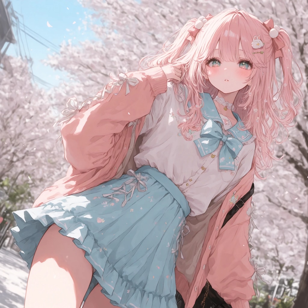 #春色コーデに参加する