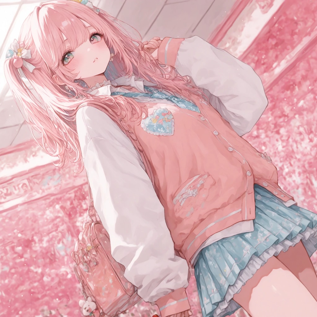 #春色コーデに参加する