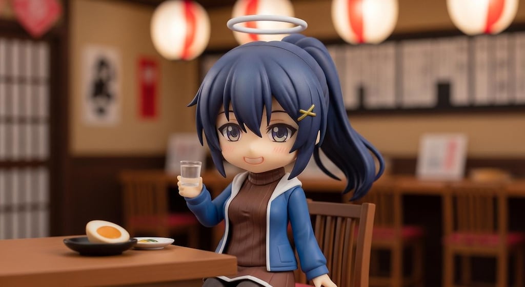 にごり酒と煮たまごでご機嫌な坂上さん