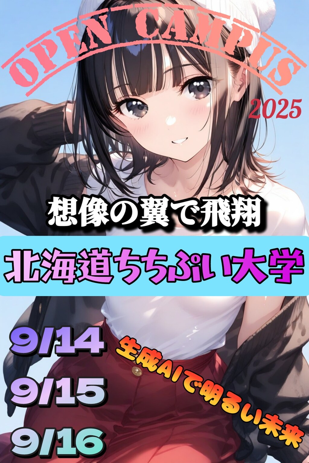 【10人のうちの子＋1】大学ポスター