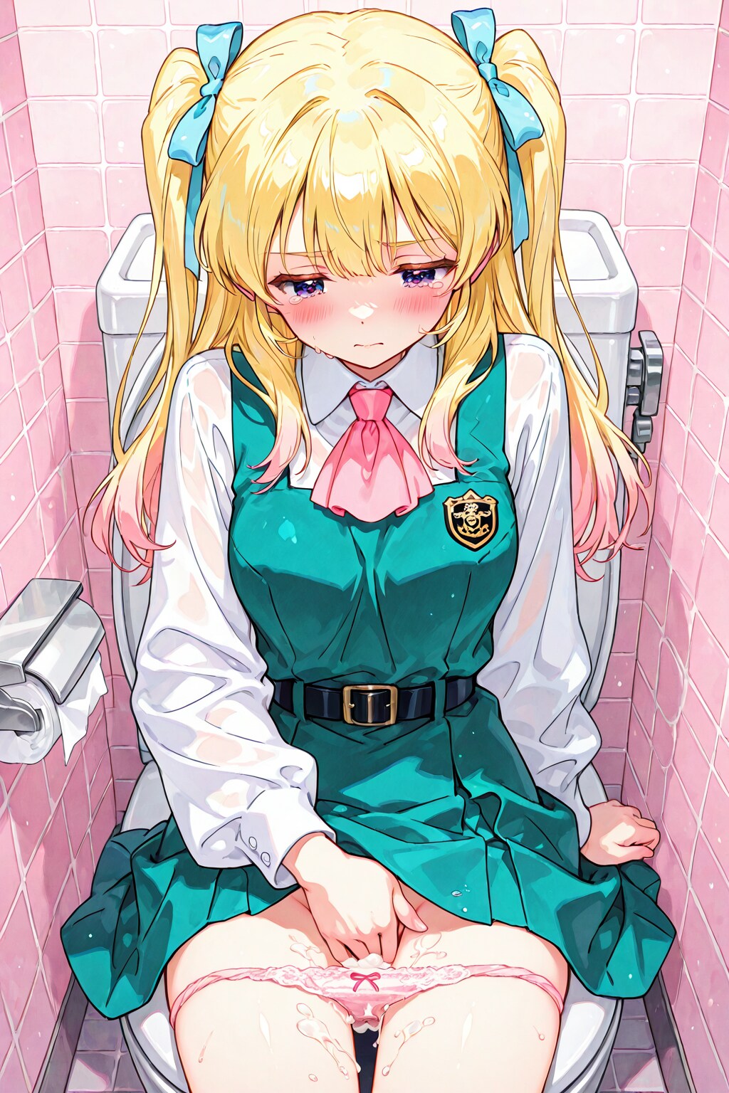 学校トイレの麻衣子ちゃん⑤