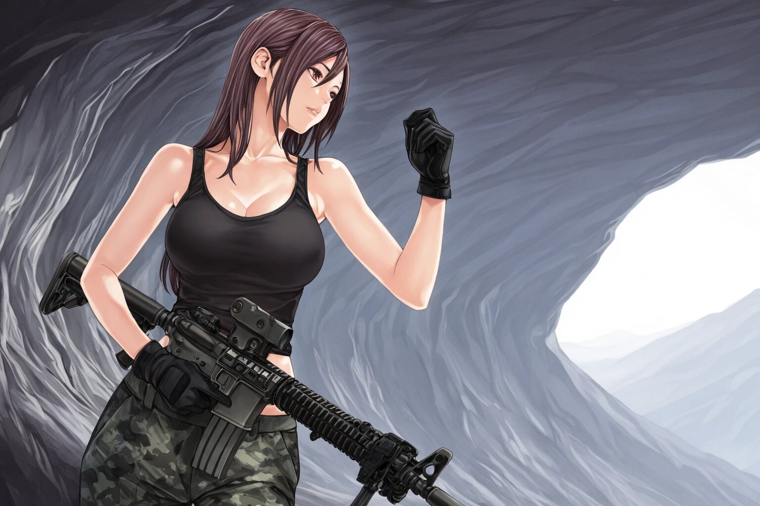 女兵士