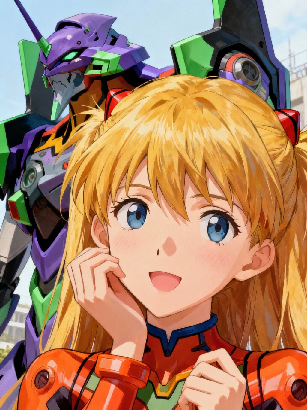 初号機に乗りたい、アスカちゃん