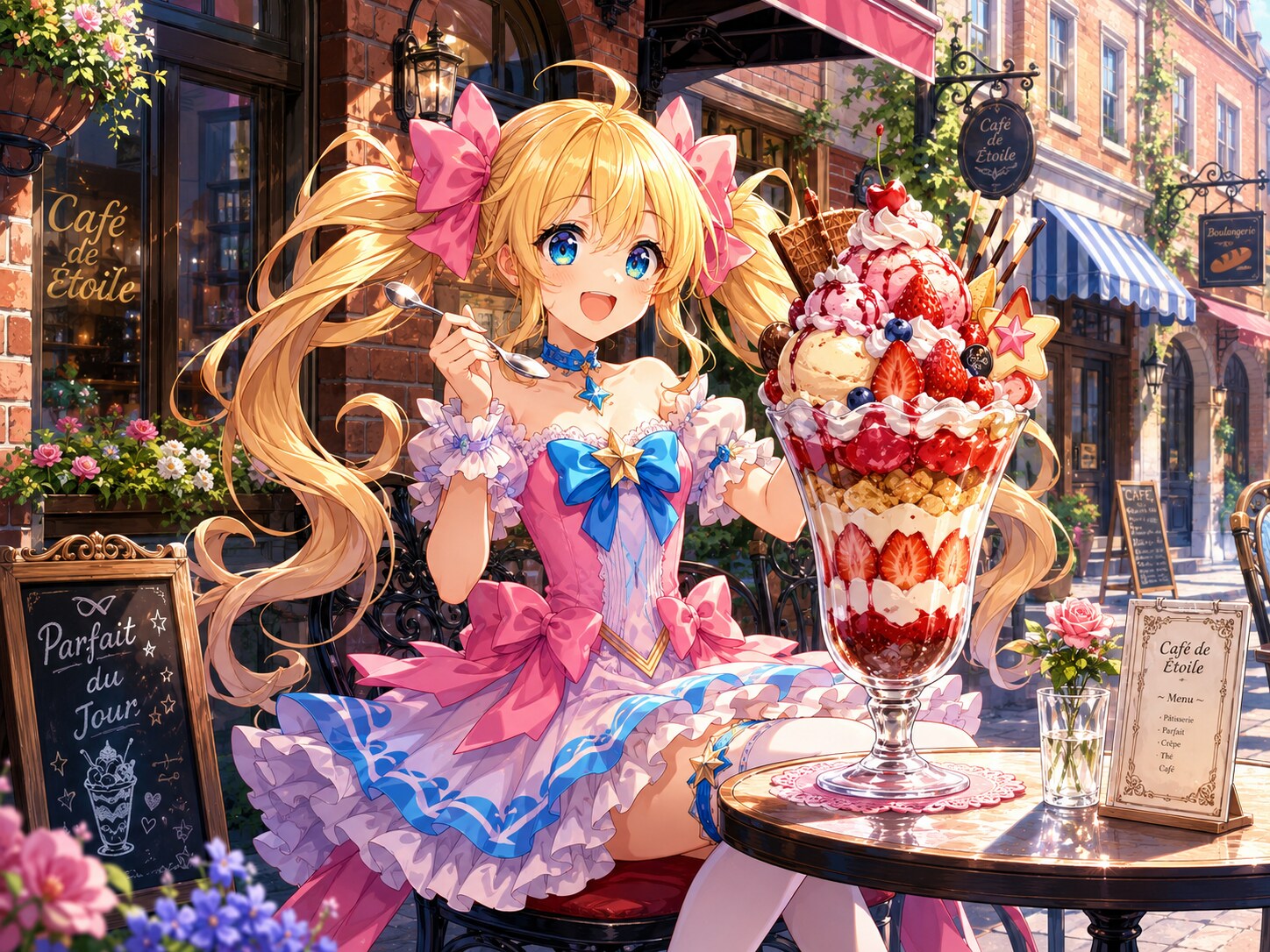 パフェと魔法少女