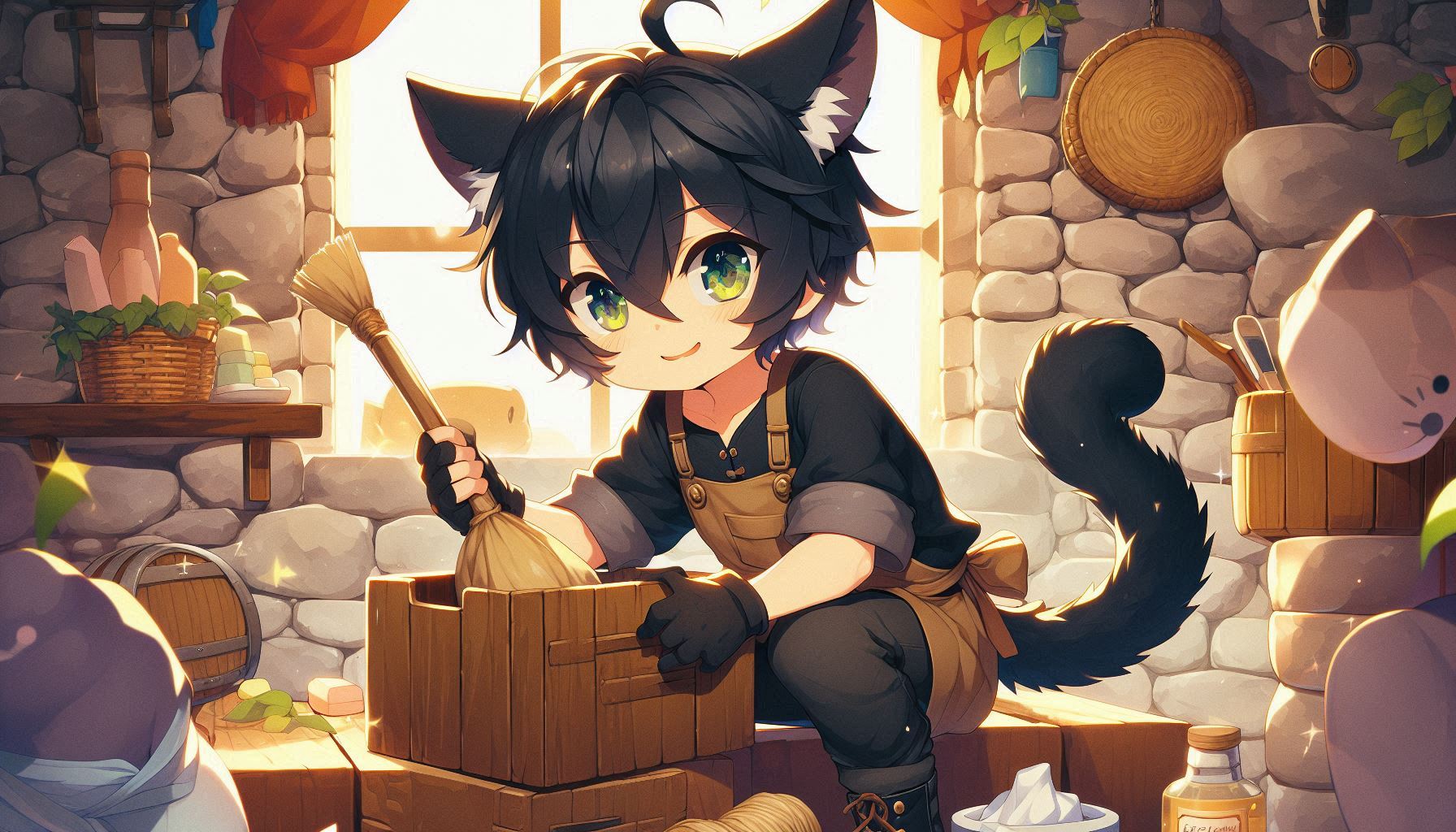 旦那様は黒猫(仮)4 | の人気AIイラスト・グラビア