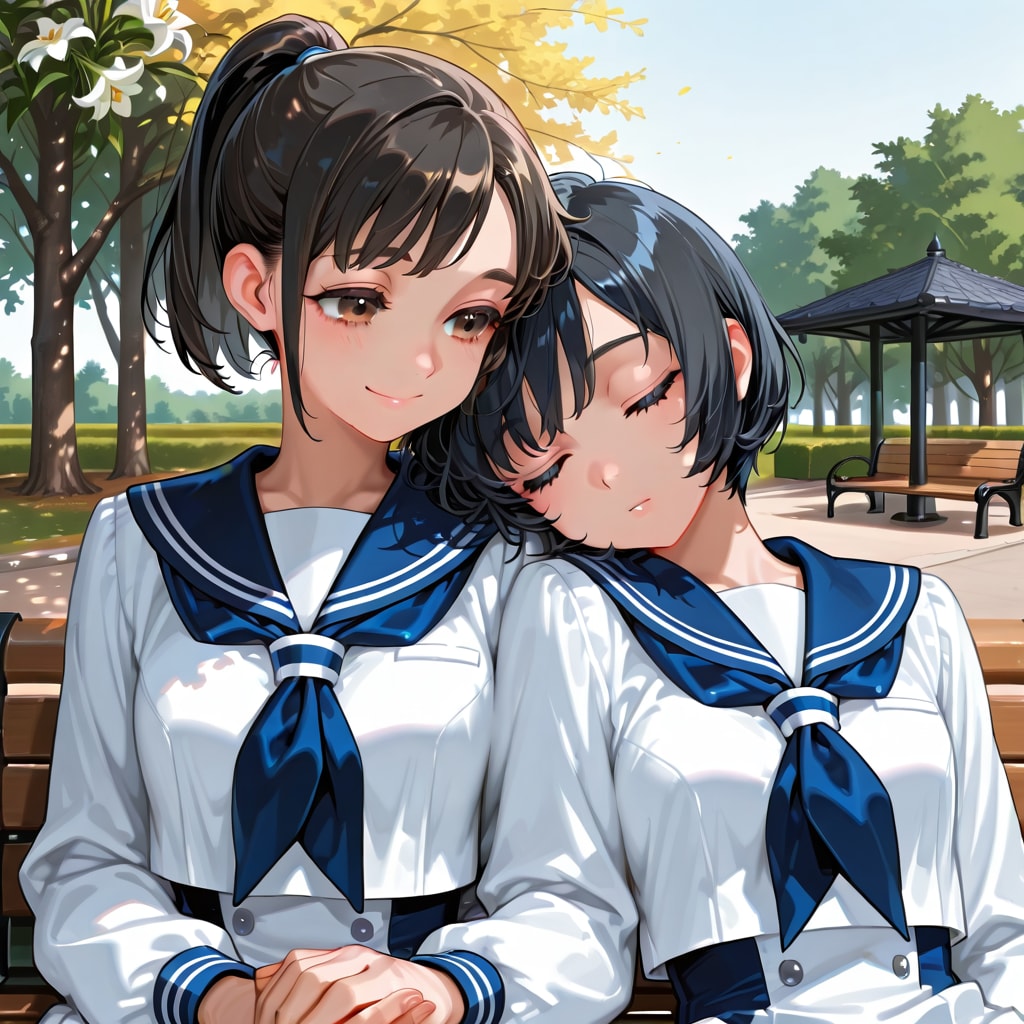 小春日和の公園 | の人気AIイラスト・グラビア