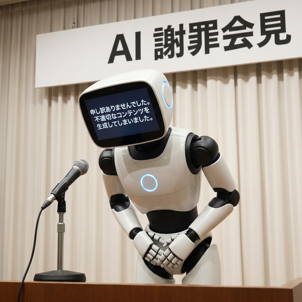 AIがサービス悪化を謝罪