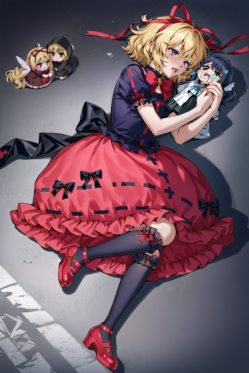 情緒不安定の少女