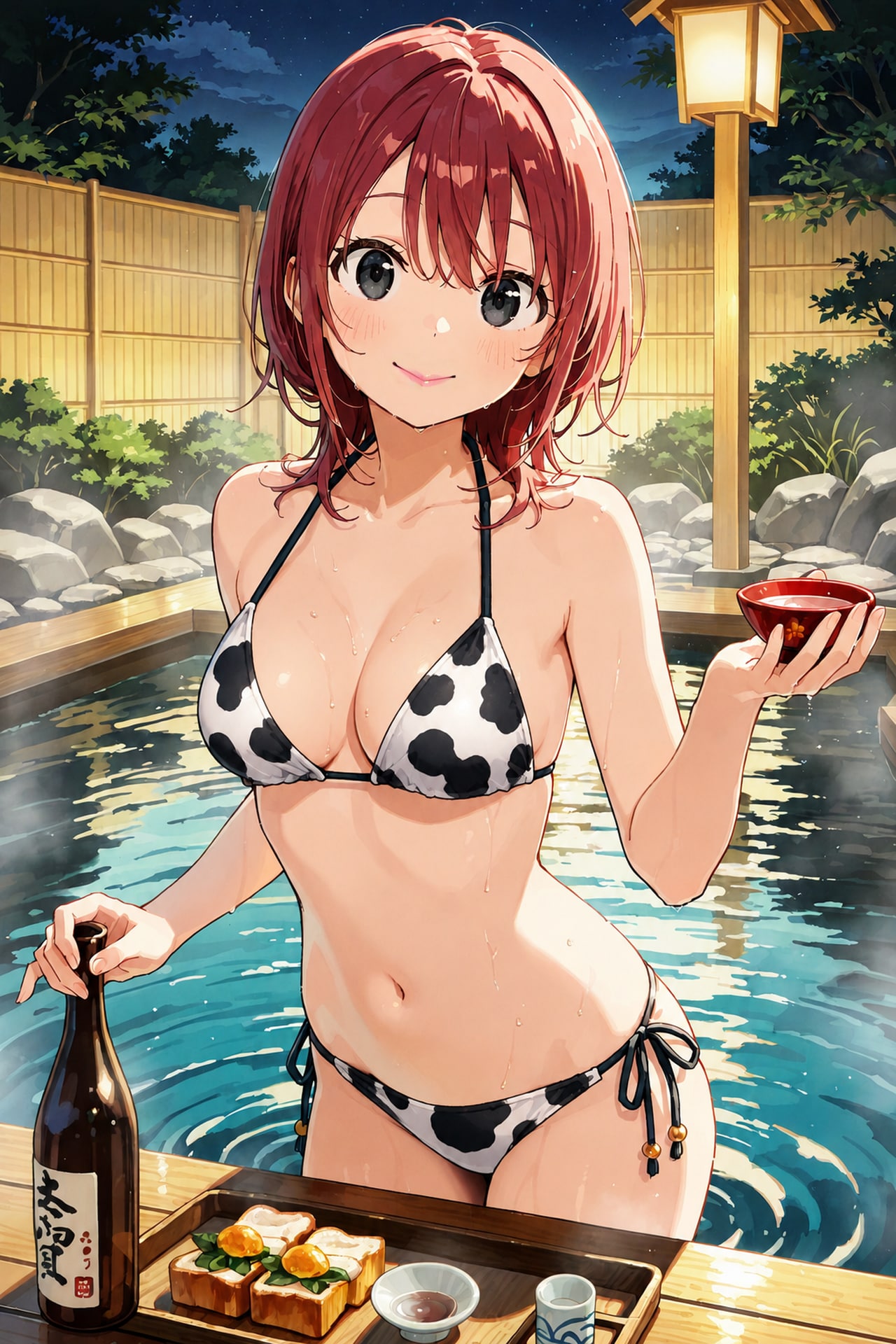 温泉で女の子と日本酒・全年齢版 Z728