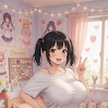 お家デート♡ 2枚目