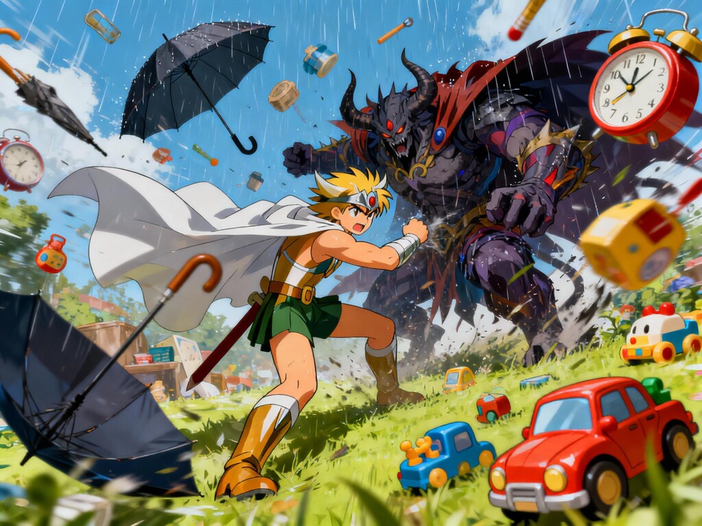 Seedream 4.0で勇者vs魔王