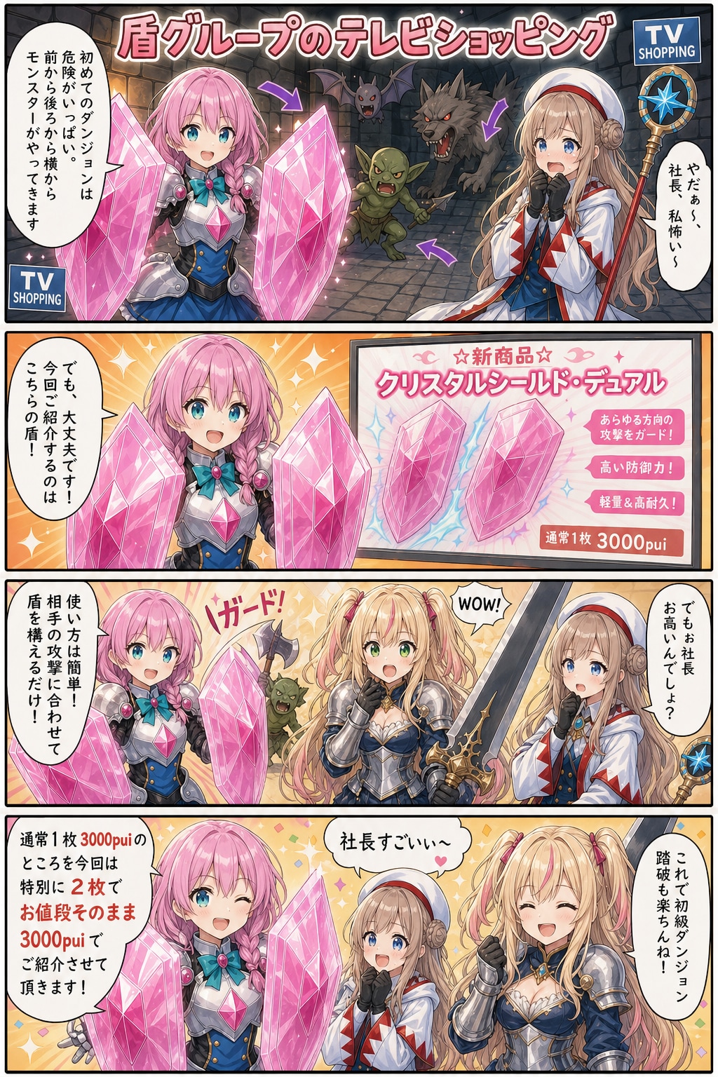 盾グループのテレビショッピング🛡️