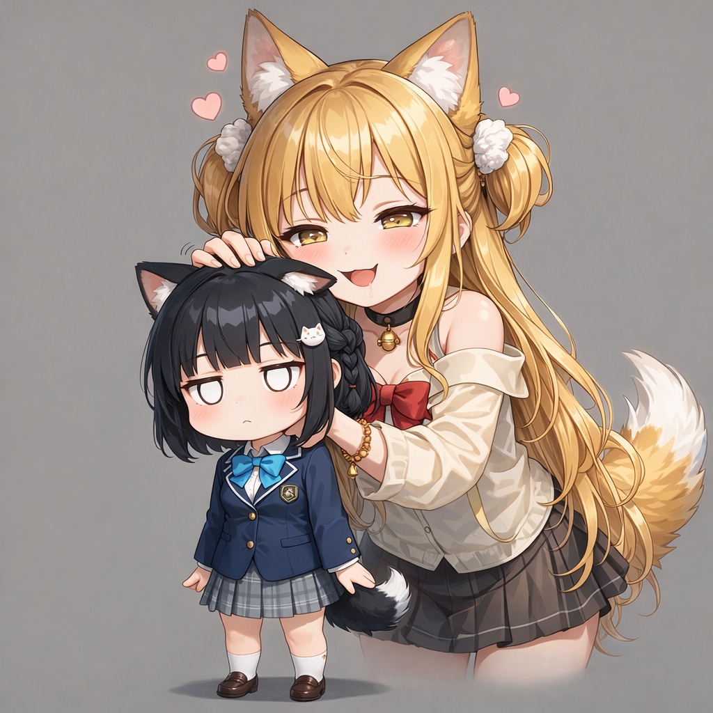 【借】HD,Y、K　（黒猫）さんの五月凜猫（さつきりね）ちゃん【犬バージョン】