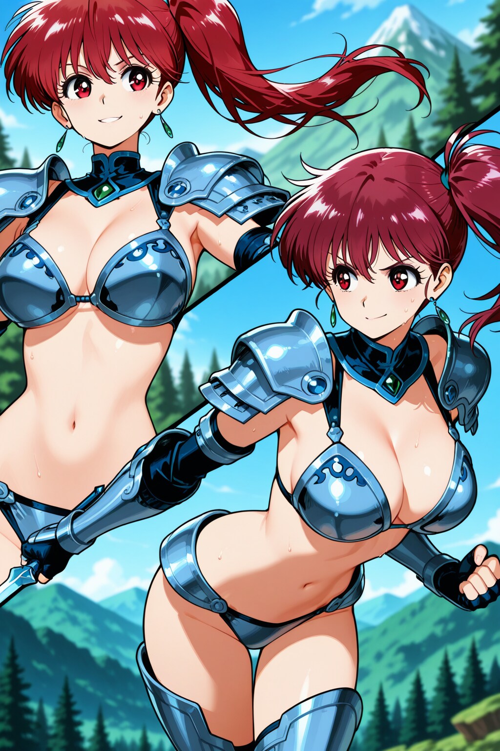 新米ビキニアーマー女剣士のクエスト冒険👙🗡️