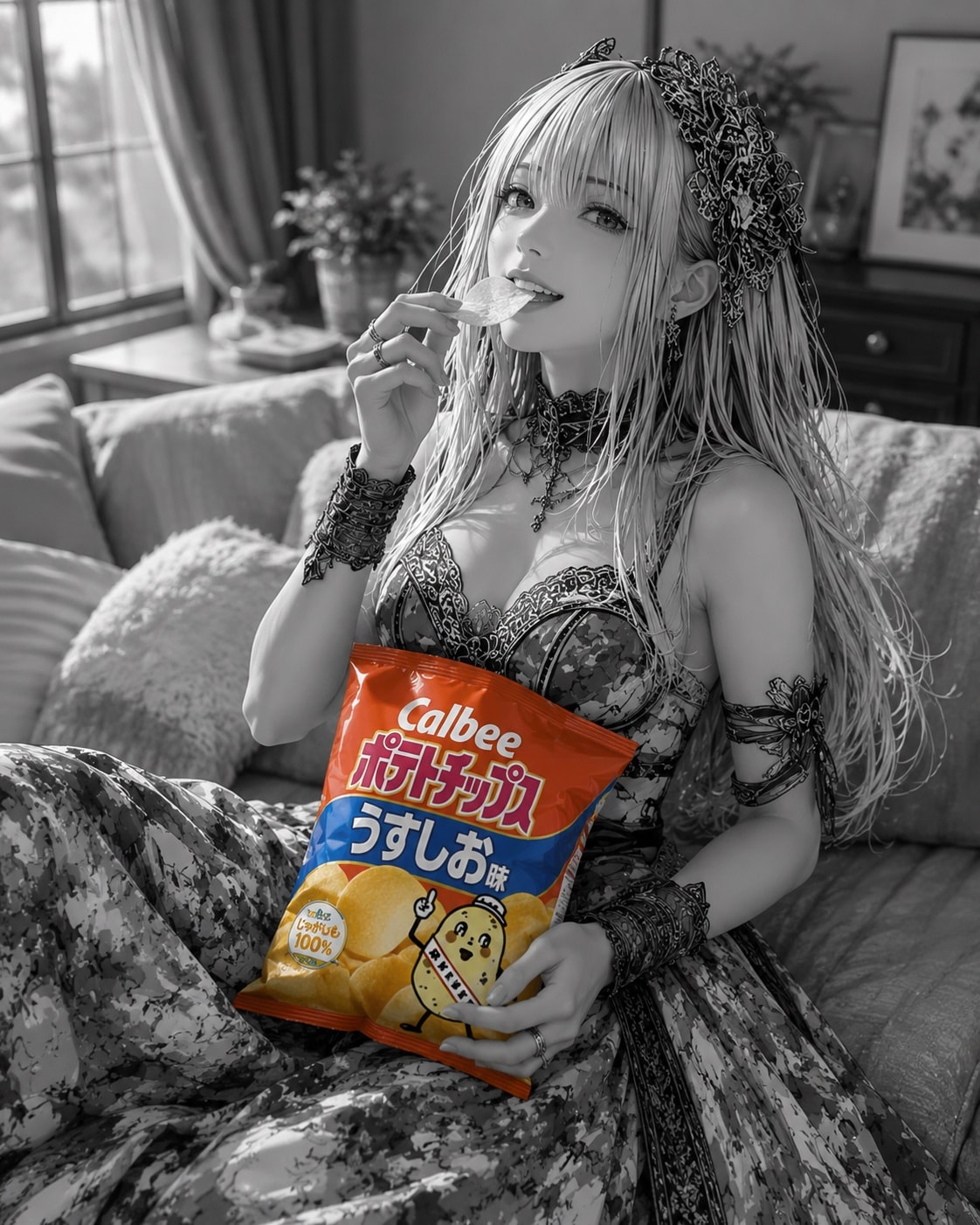 ポテチを食べよう🥔