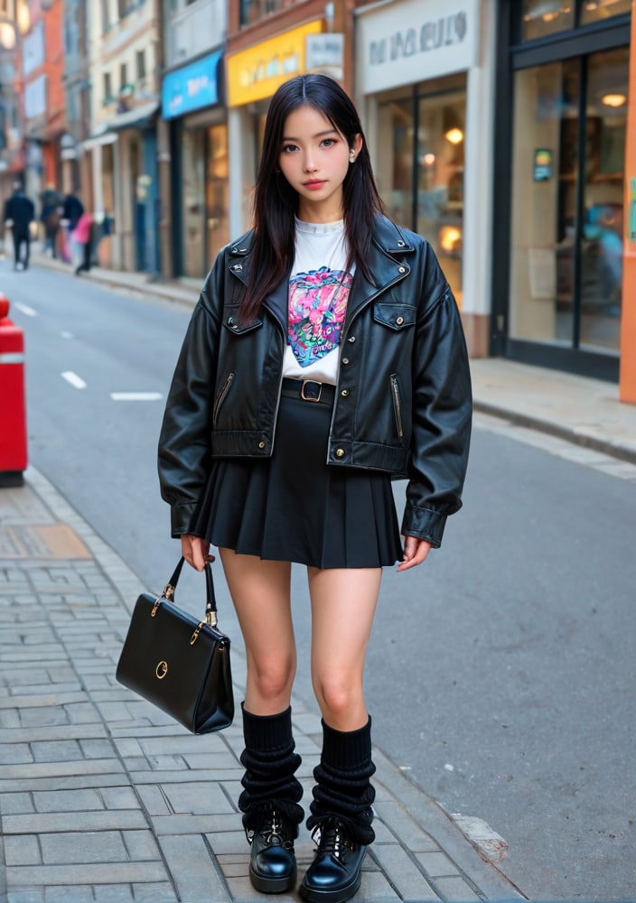 黒いレッグウオーマー女子 | の人気AIイラスト・グラビア