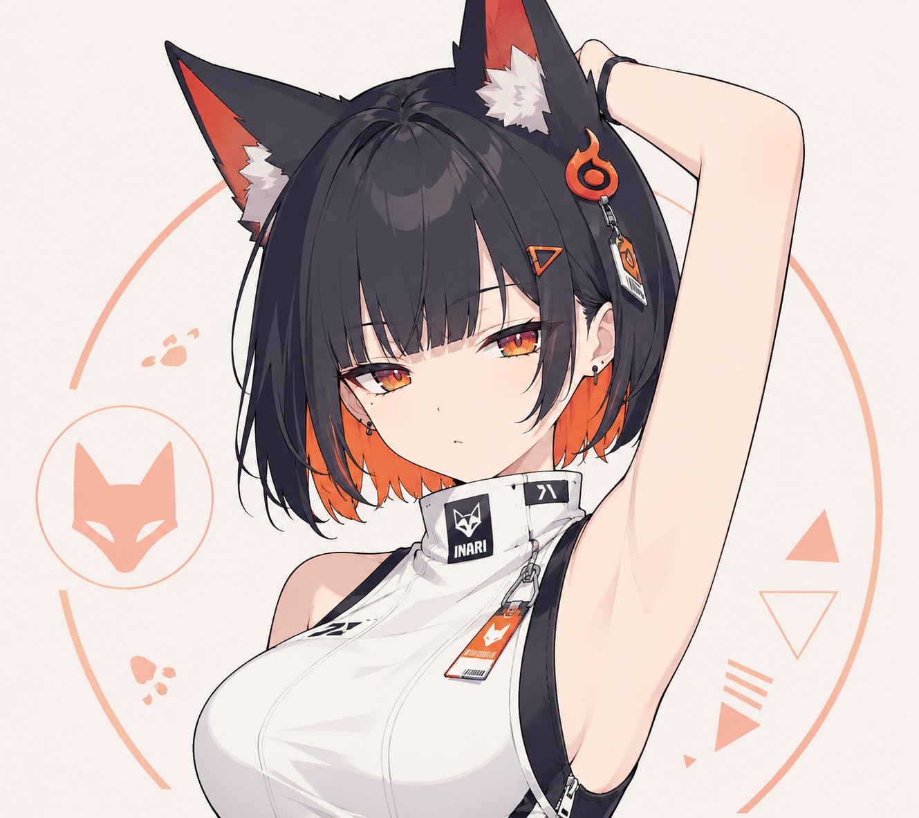 脇とケモ耳とショートボブ