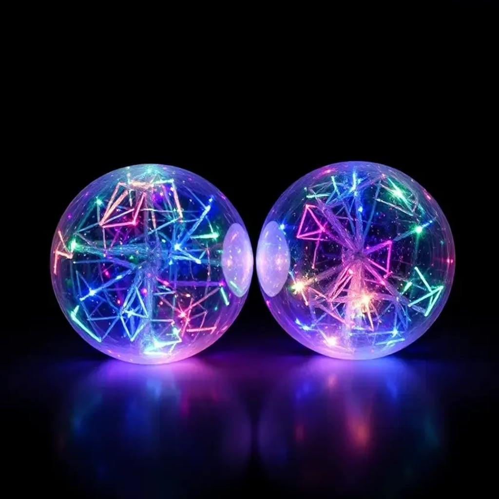 1対のオーロラ玉 1