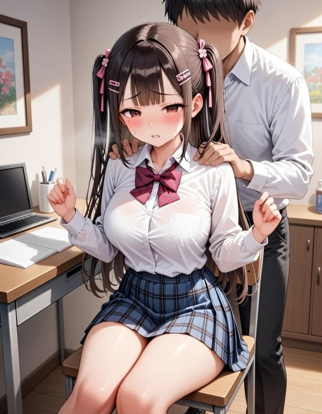デカ乳おかずJCに、ついに手を出す家庭教師